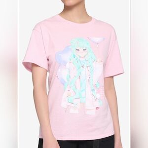Chisana Mun | Pastel Kawaii Anime Girl T-Shirt | Pink